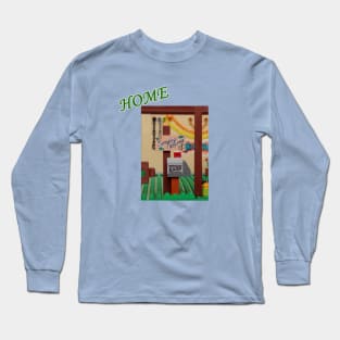 Lego Mailbox - Home "Everyone Welcome" Long Sleeve T-Shirt